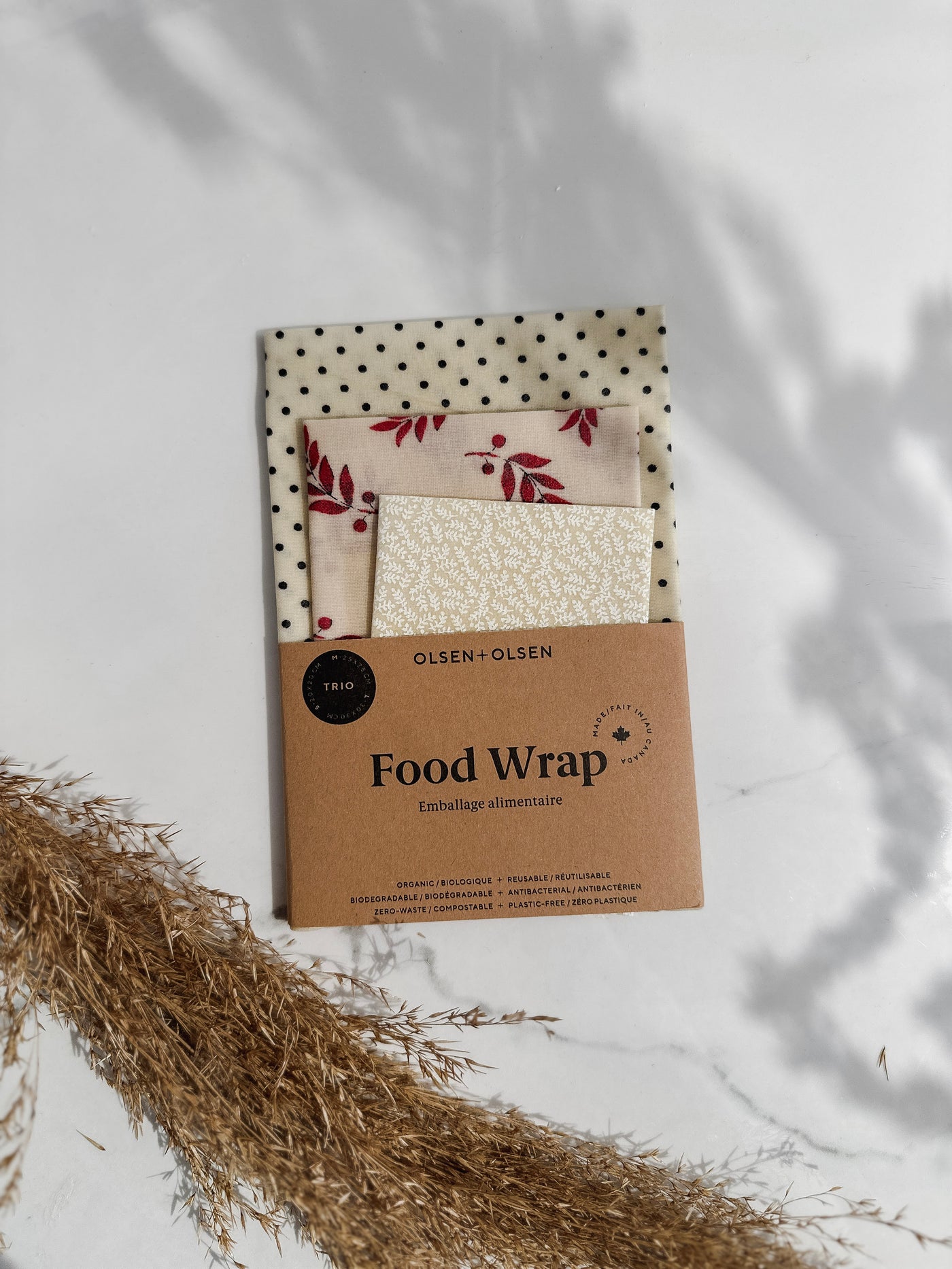 Beeswax Wrap - 3 Pack Mixed Pattern