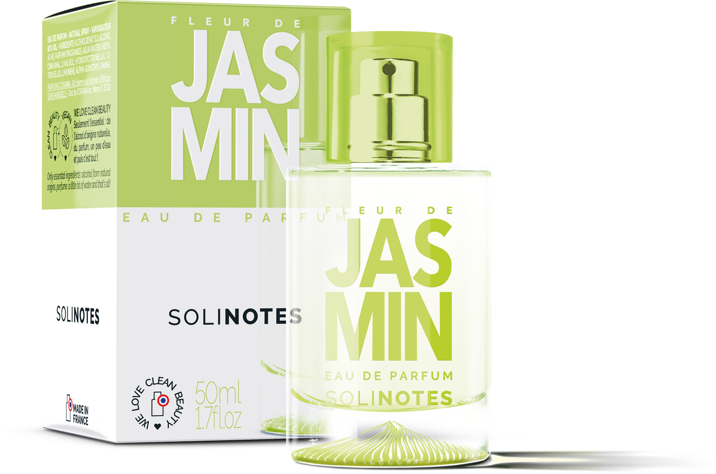 Solinotes (US Stores) - Distributed by Scents of Europe Jasmine Eau de Parfum 1.7 oz - CLEAN BEAUTY - Simple Good