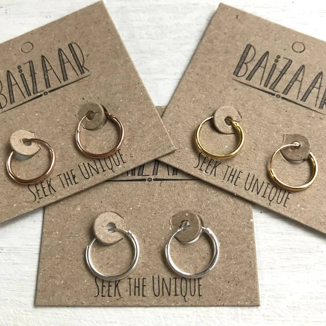 Baizaar Tiny Hoop Earring - Simple Good