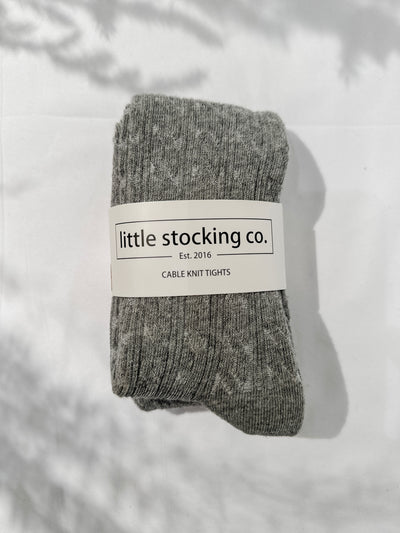 Little Stocking Co Children's Cable Knit Tights
