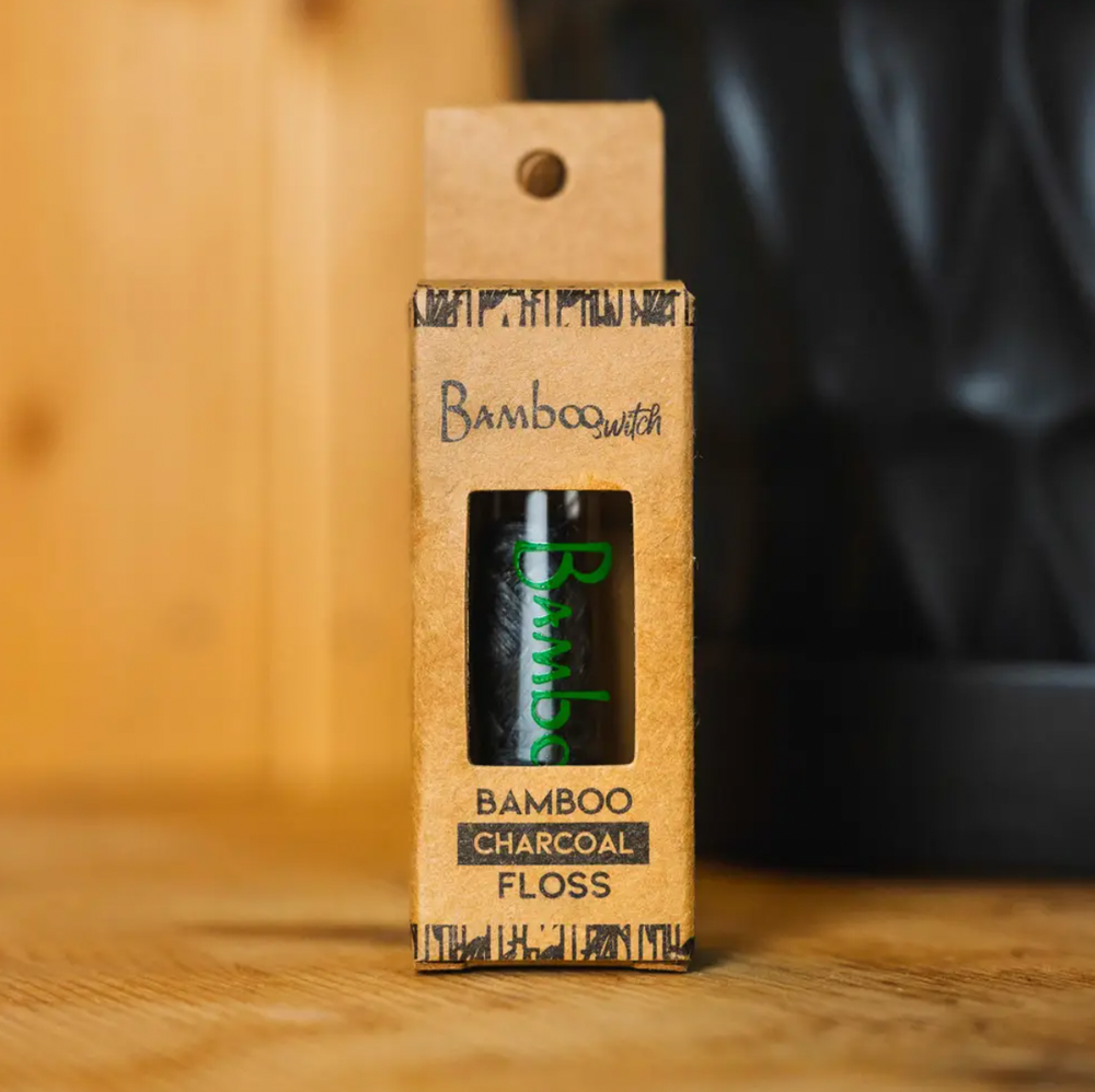 Bamboo Switch Charcoal Bamboo Floss | Vegan, Organic, and Compostable - Simple Good