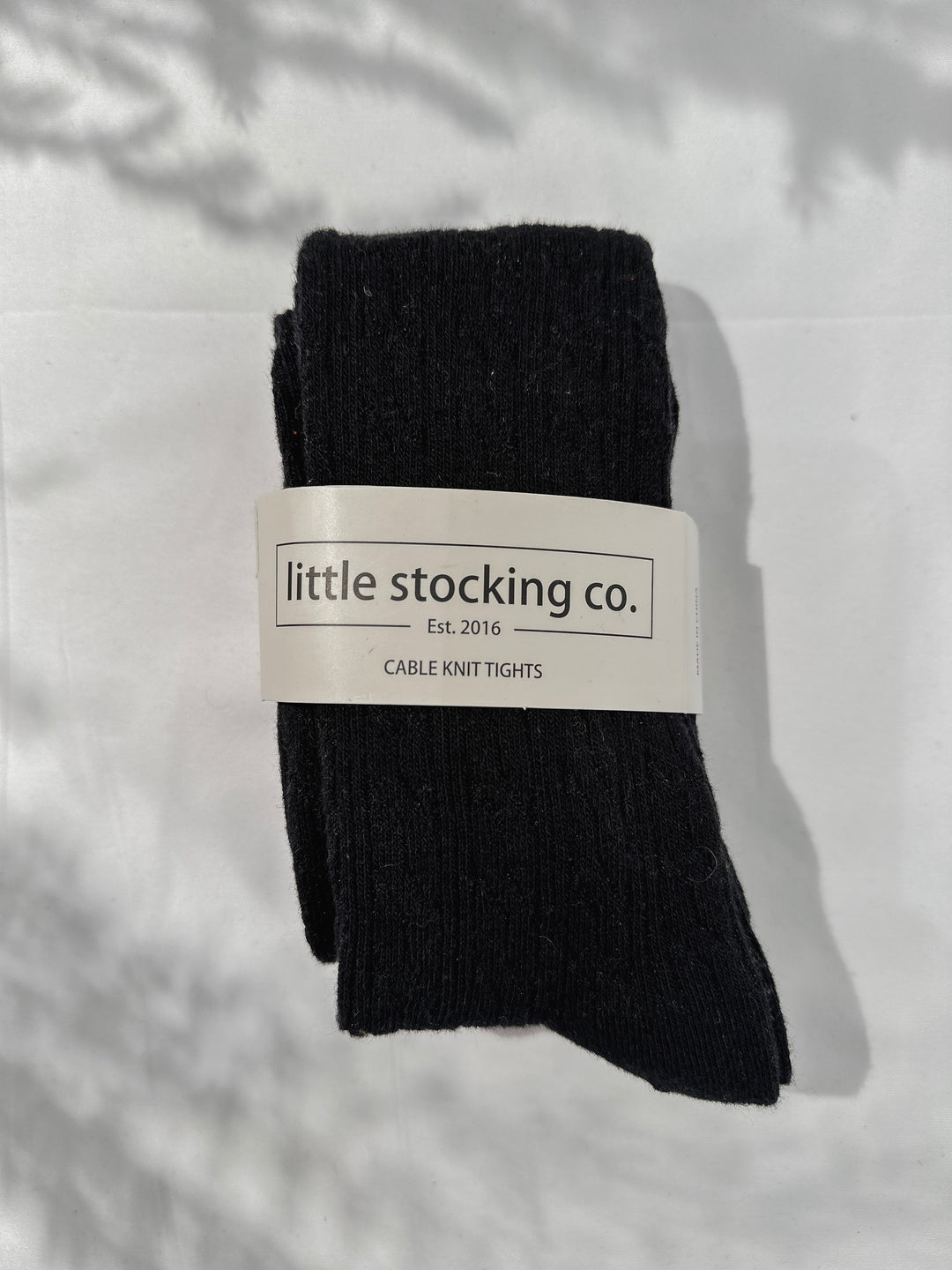 Little Stocking Co Children's Cable Knit Tights