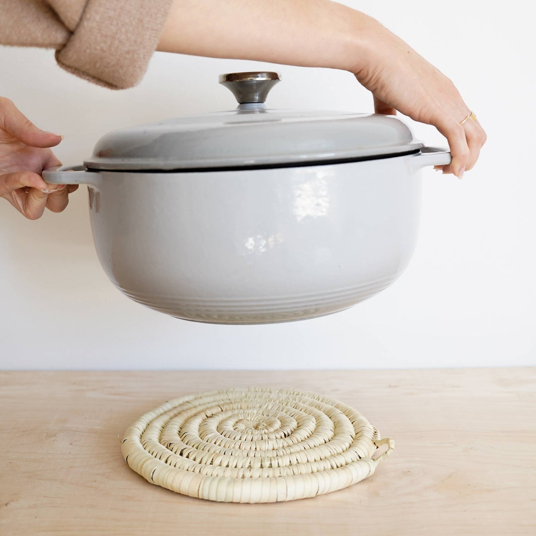 SOCCO Designs Woven Trivet - NATURAL - Simple Good