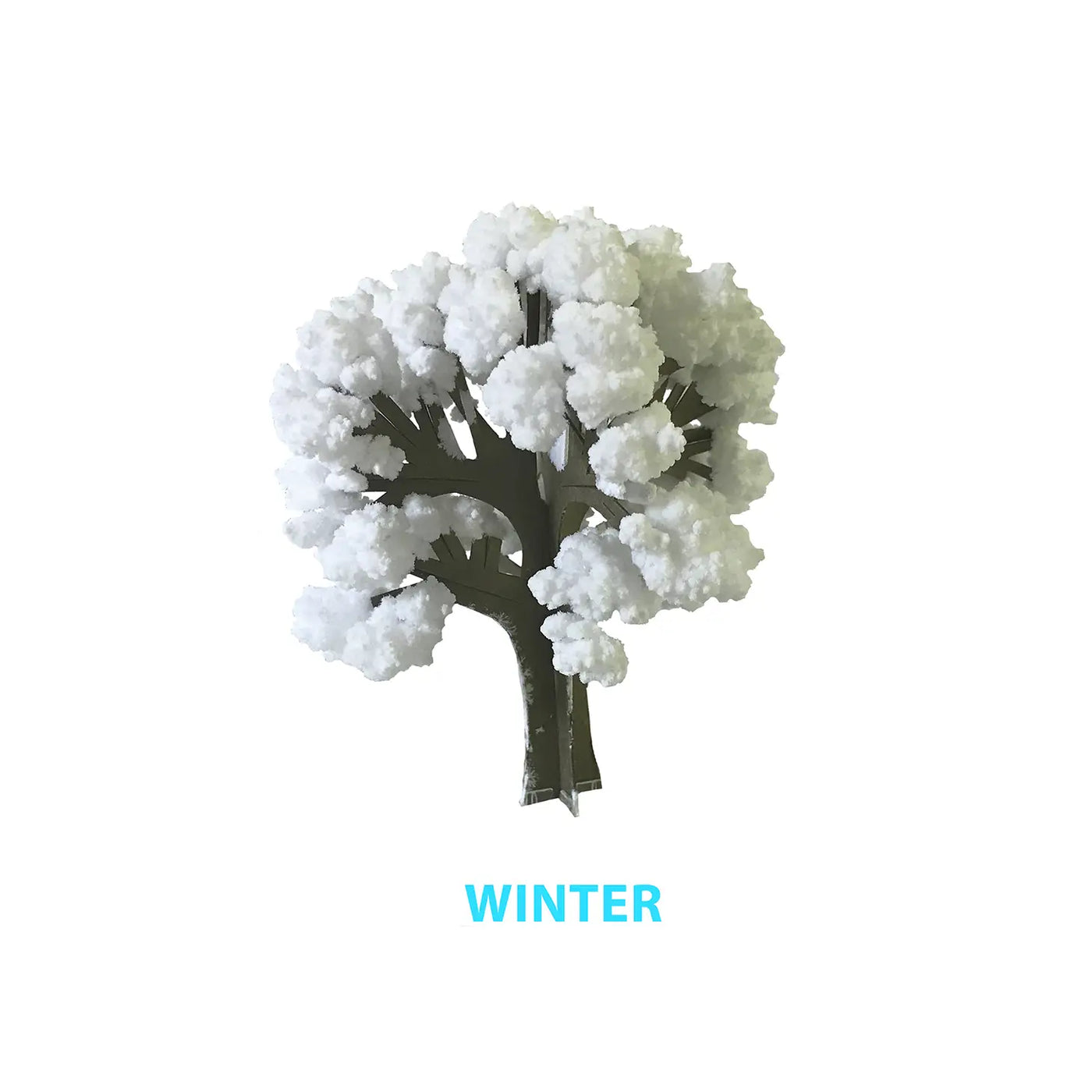Four Seasons Set of Crystal Growing Trees