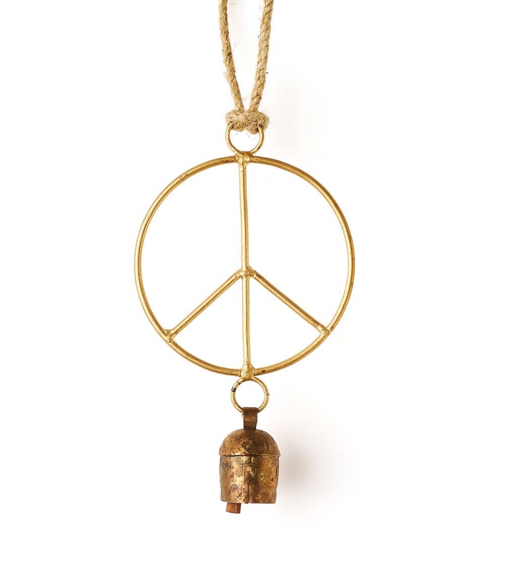 Matr Boomie Fair Trade Air Element Peace Bell Wind Chime - Fair Trade Garden - Simple Good