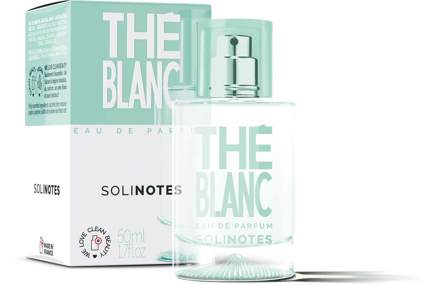 Solinotes (US Stores) - Distributed by Scents of Europe White Tea Eau de Parfum 1.7 oz - CLEAN BEAUTY - Simple Good