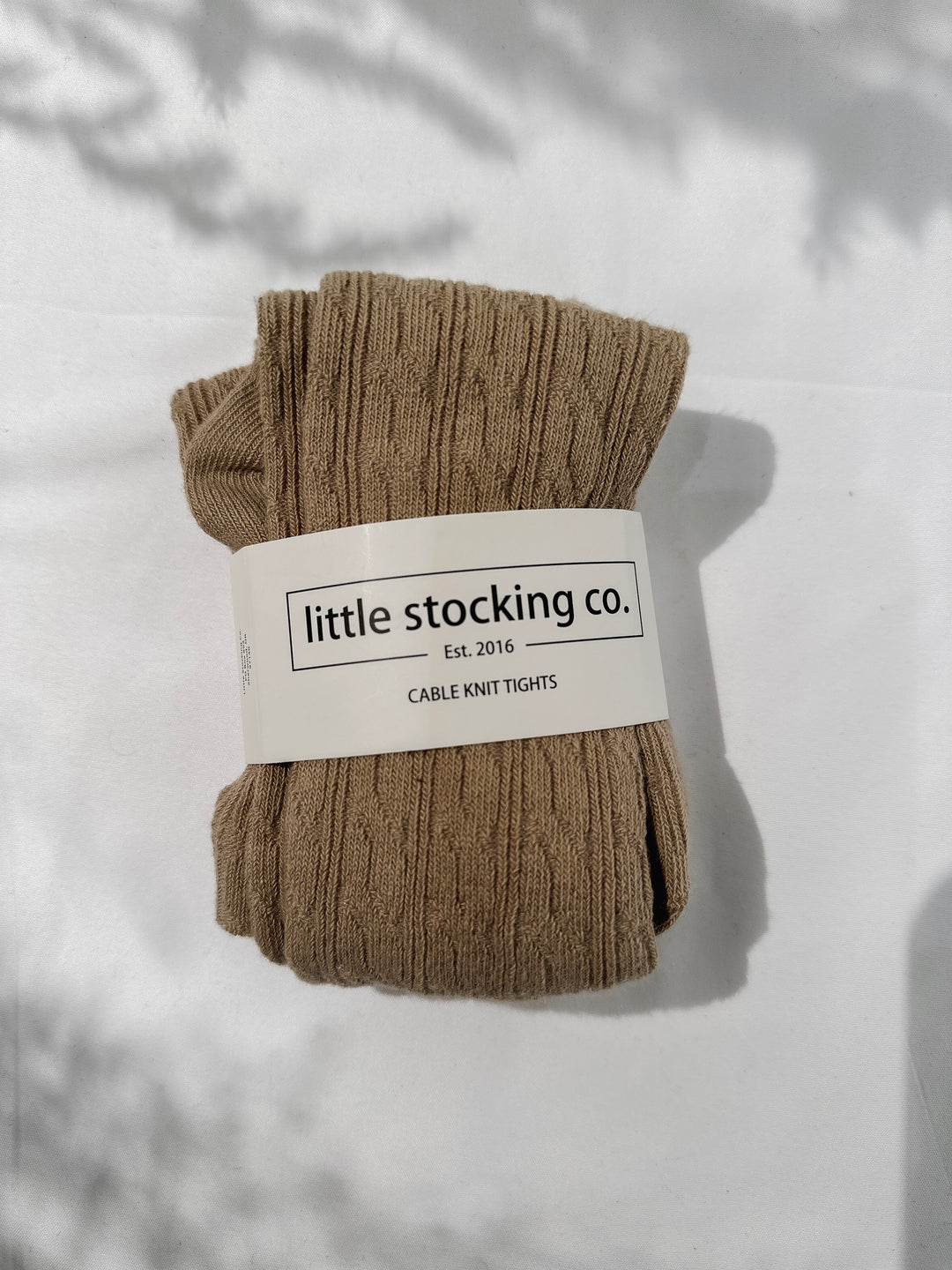 Little Stocking Co Children's Cable Knit Tights