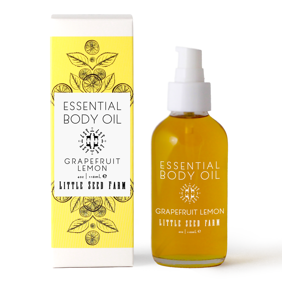 Little Seed Farm Grapefruit Lemon Essential Body Oil - Simple Good