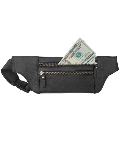 Roma Leathers 3093 BK Fanny pack put bill and accessories - Simple Good
