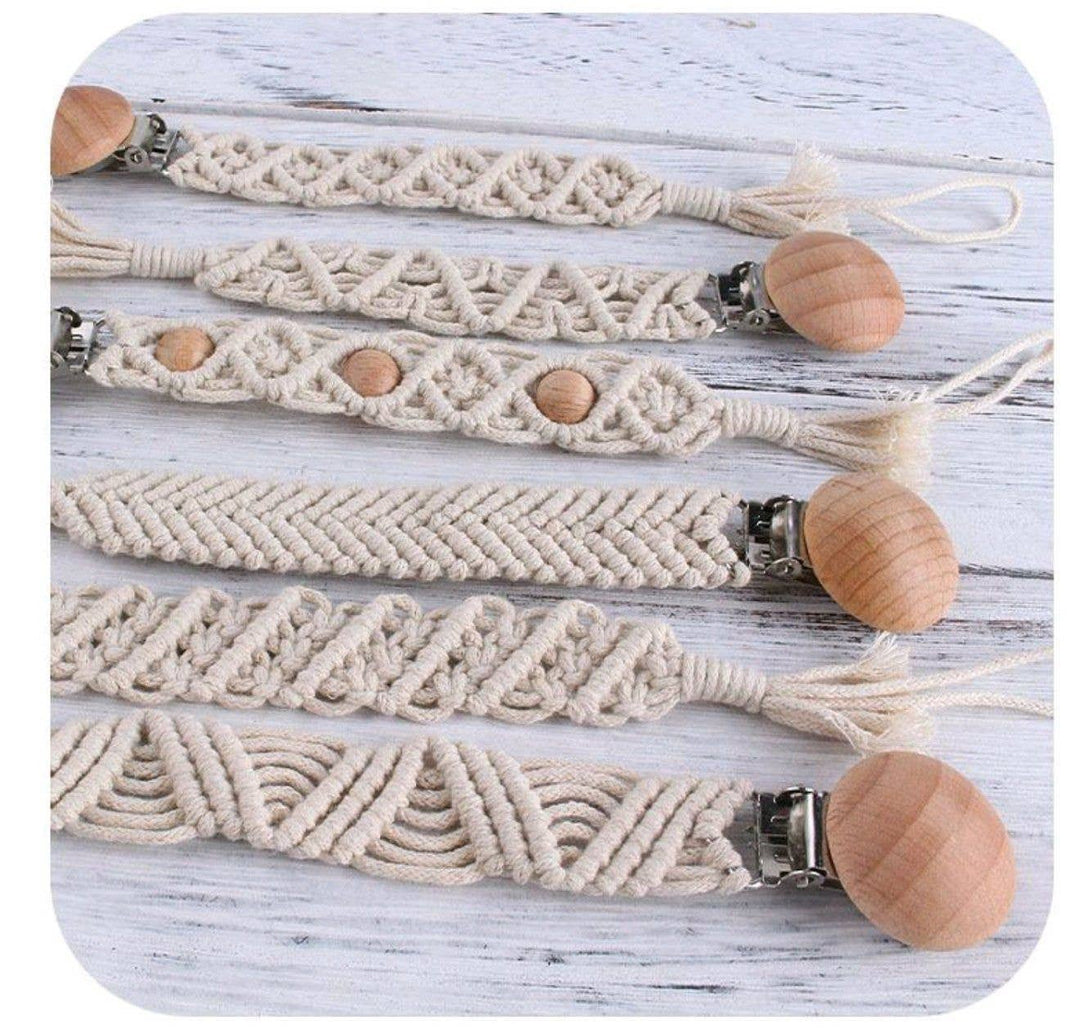 Yo Baby Crochet Pacifier Teether Clips - Simple Good