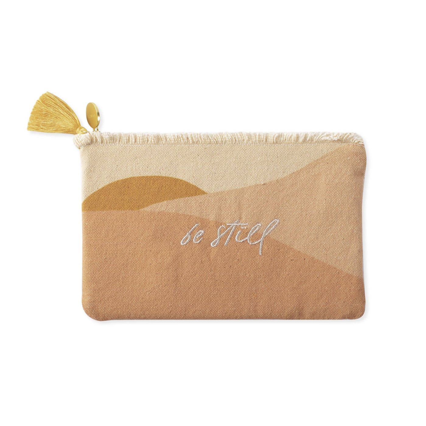 Fringe Studio Canv Mhn Be Still Small Canvas Pouch - Simple Good