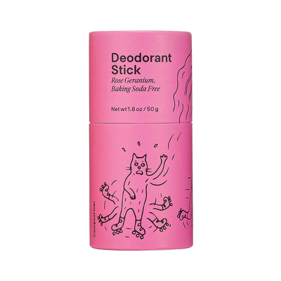 Meow Meow Tweet Rose Geranium Baking Soda Free Deodorant Stick - Simple Good