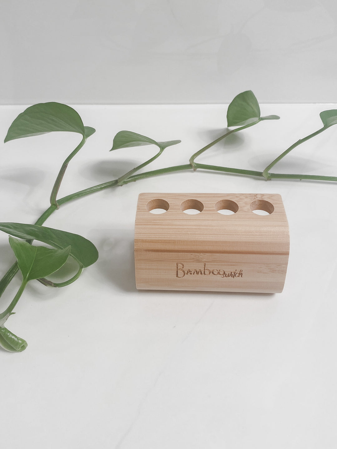Bamboo Toothbrush Stands