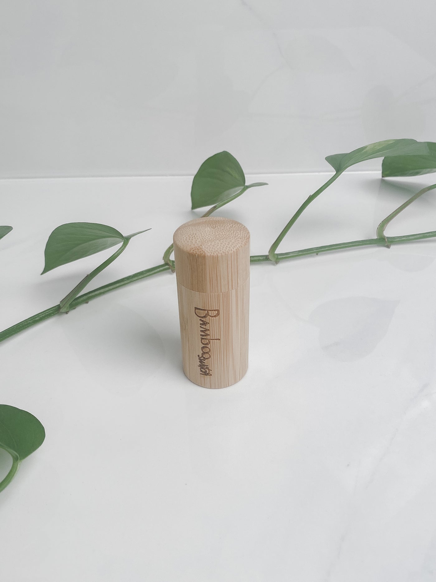 Plastic Free Dental Floss in Bamboo Container