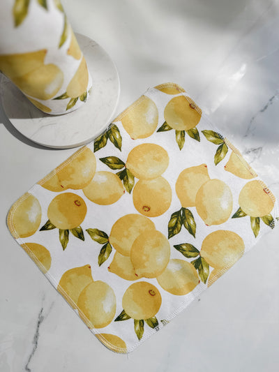 Prerolled Vintage Lemon UNpaper Towels
