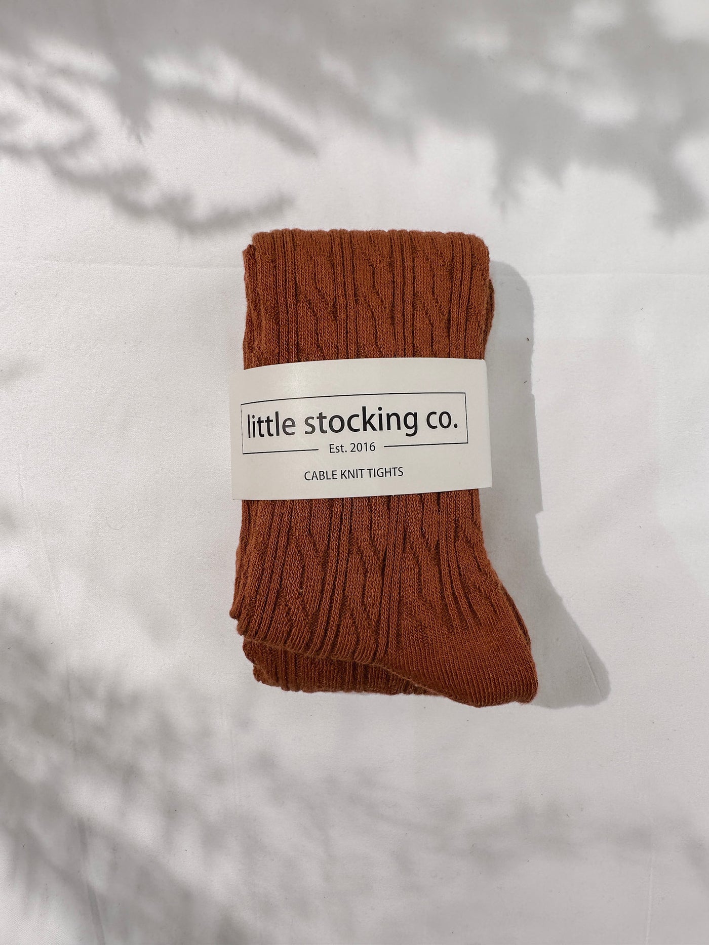 Little Stocking Co Children's Cable Knit Tights