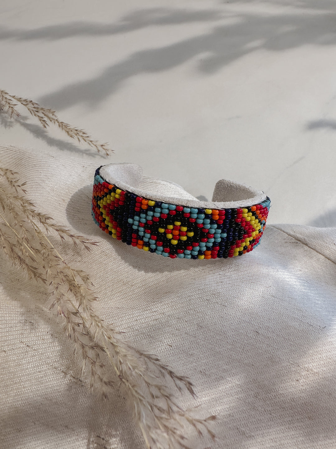 bead corner Seed Beaded Cuff Bracelet - Simple Good