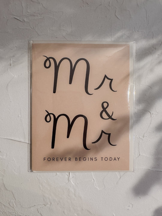 Girl with a Knife Mr & Mr Greeting Card - Simple Good