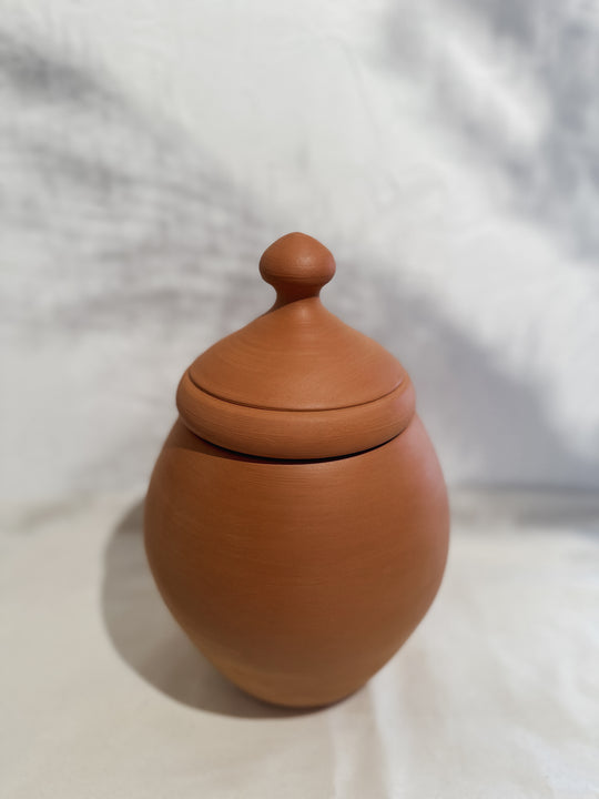 Roca Caus Terracotta Jar with Regular Lid - Simple Good