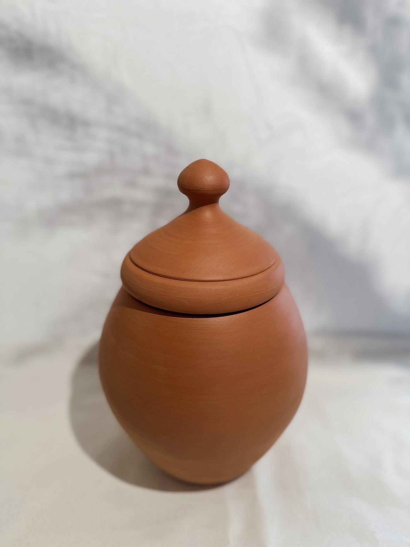 Roca Caus Terracotta Jar with Regular Lid - Simple Good