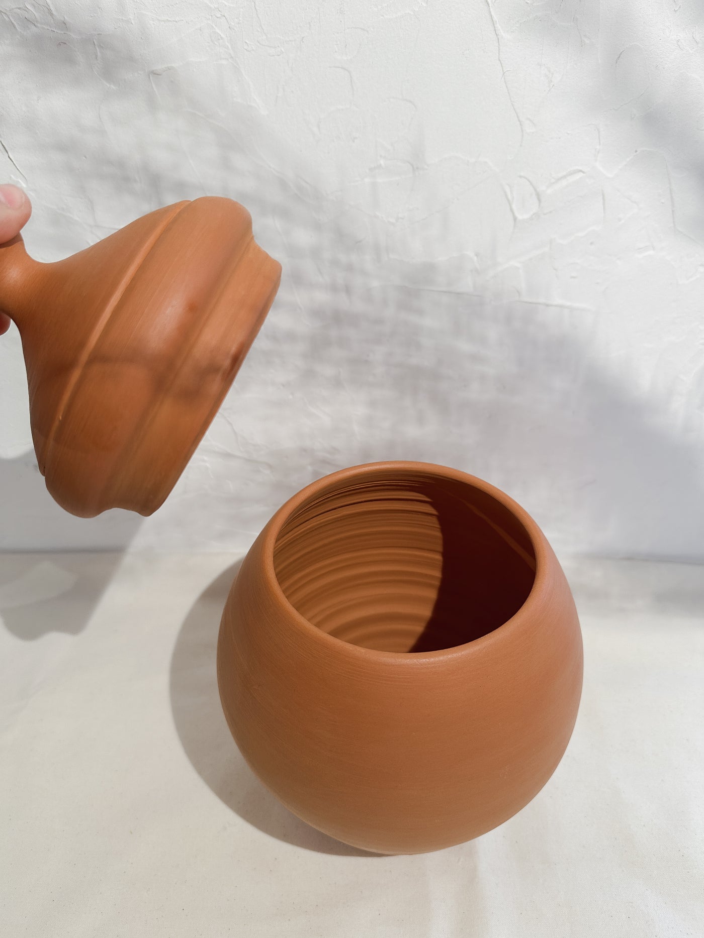 Roca Caus Terracotta Jar with Regular Lid - Simple Good