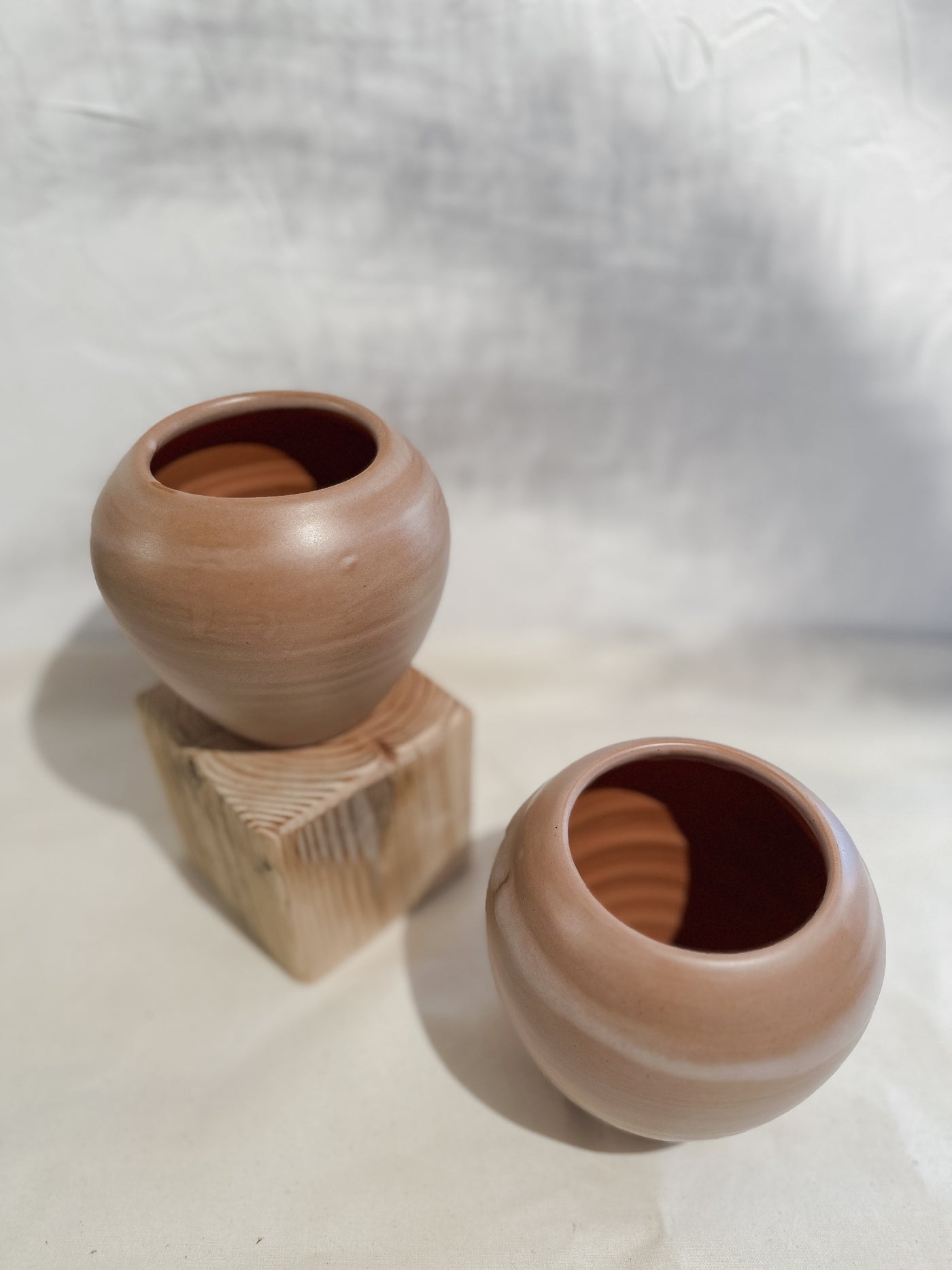 Roca Caus Soft Matte Round Vase – Medium - Simple Good