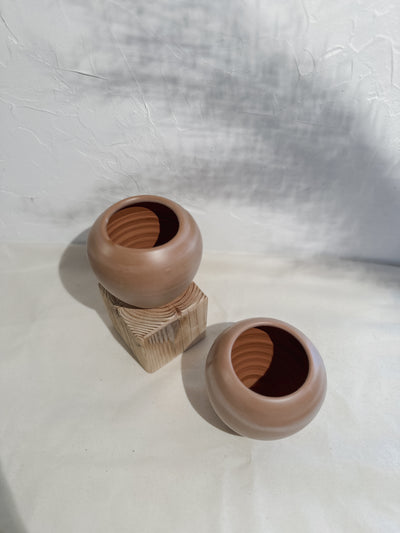Roca Caus Soft Matte Round Vase – Medium - Simple Good