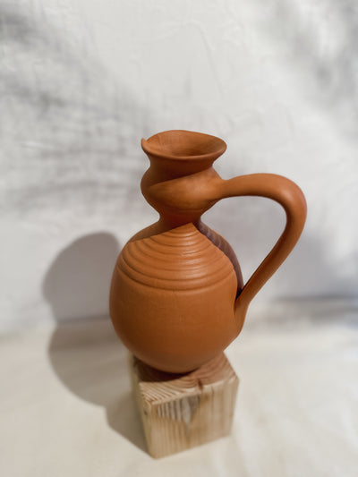 Roca Caus Single Handle Terracotta Vase - Simple Good