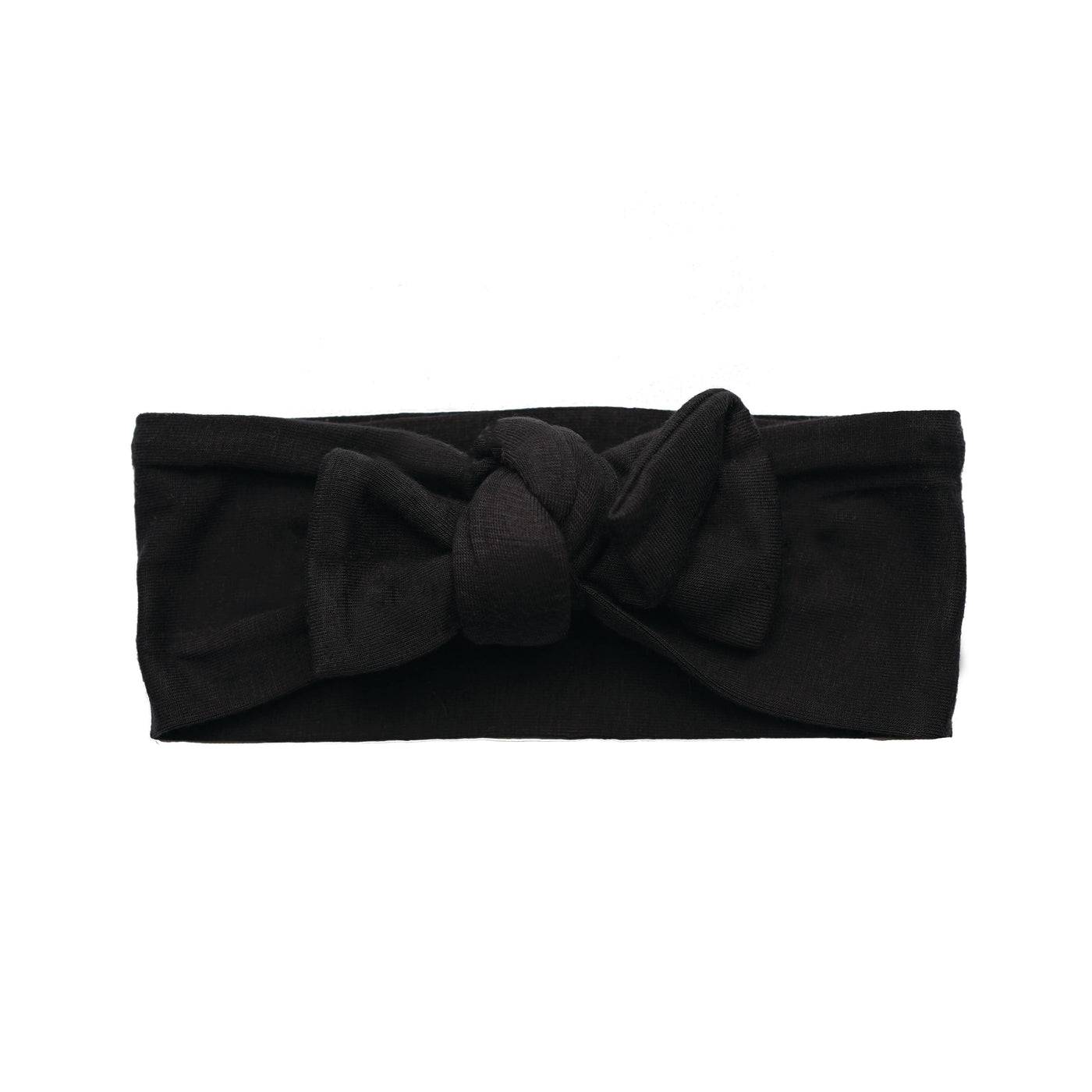 Emerson and Friends Midnight Black Bamboo Headband Bow - Simple Good