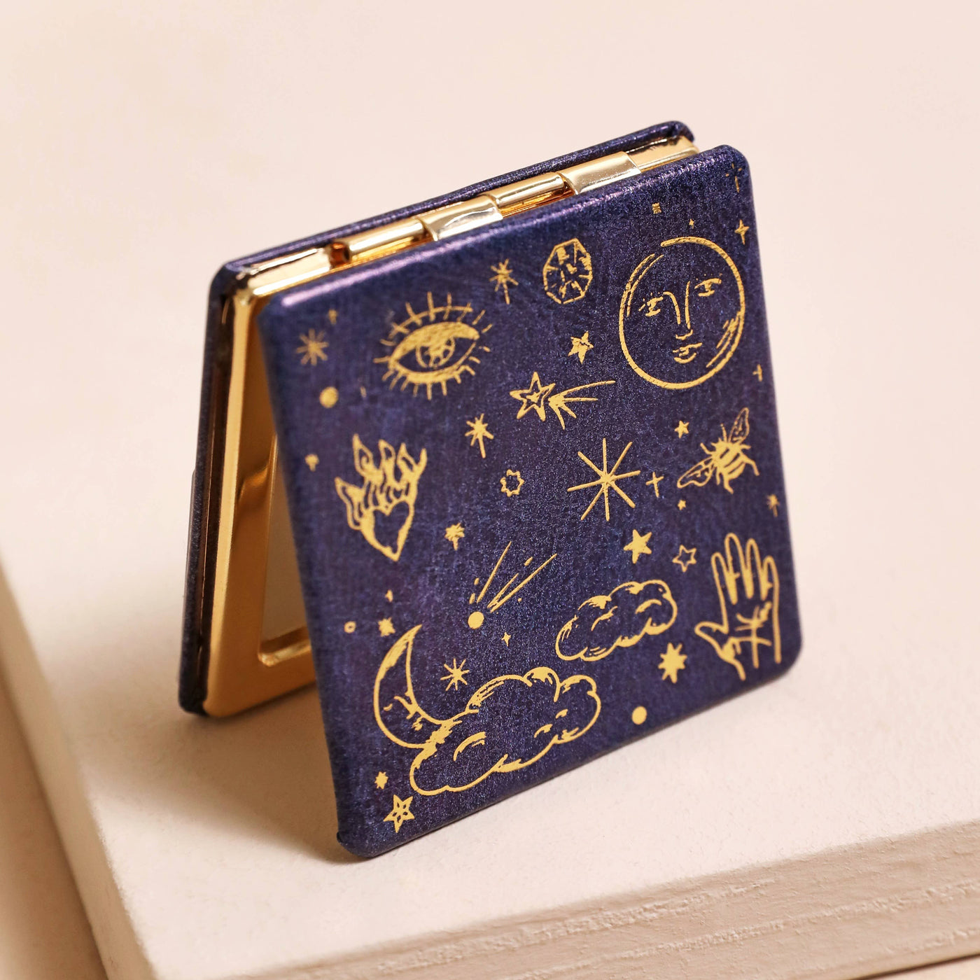 Lisa Angel Blue Starry Night Compact Mirror - Simple Good