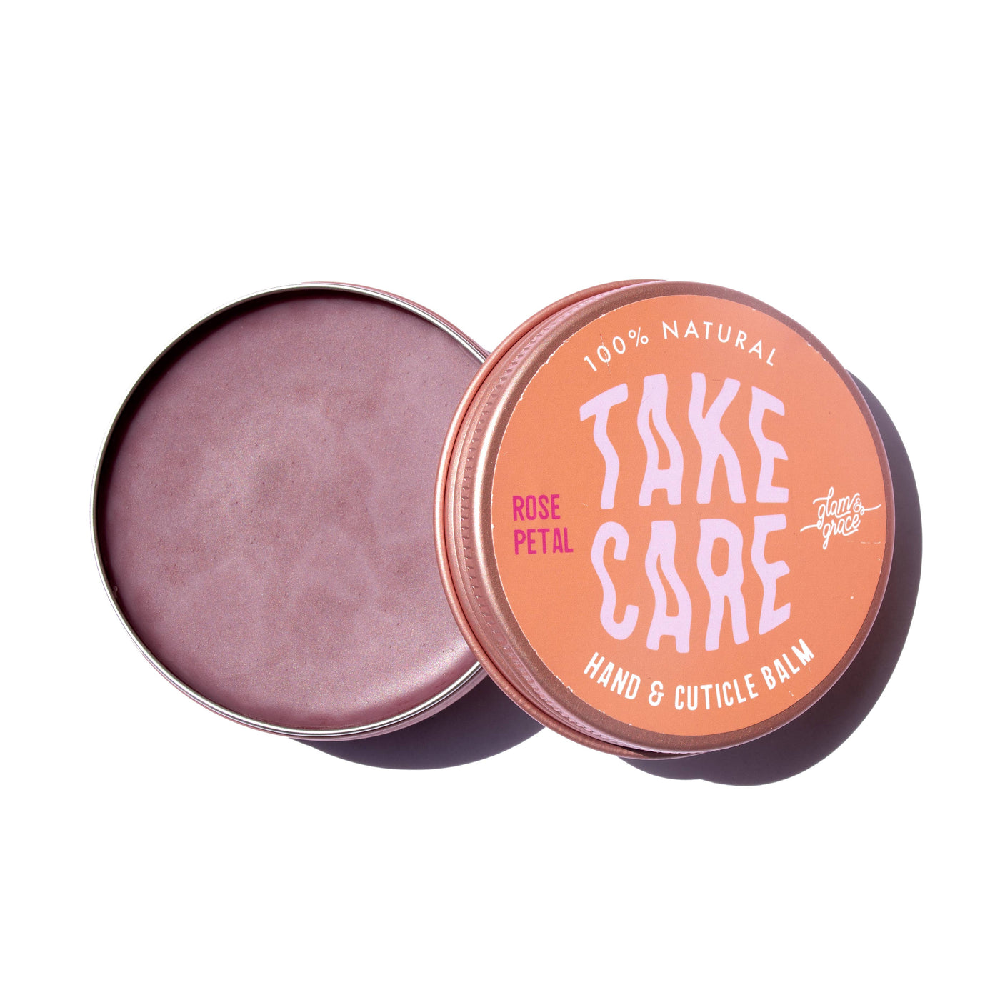 Glam & Grace Take Care - Hand & Cuticle Balm - Rose Petal - Simple Good