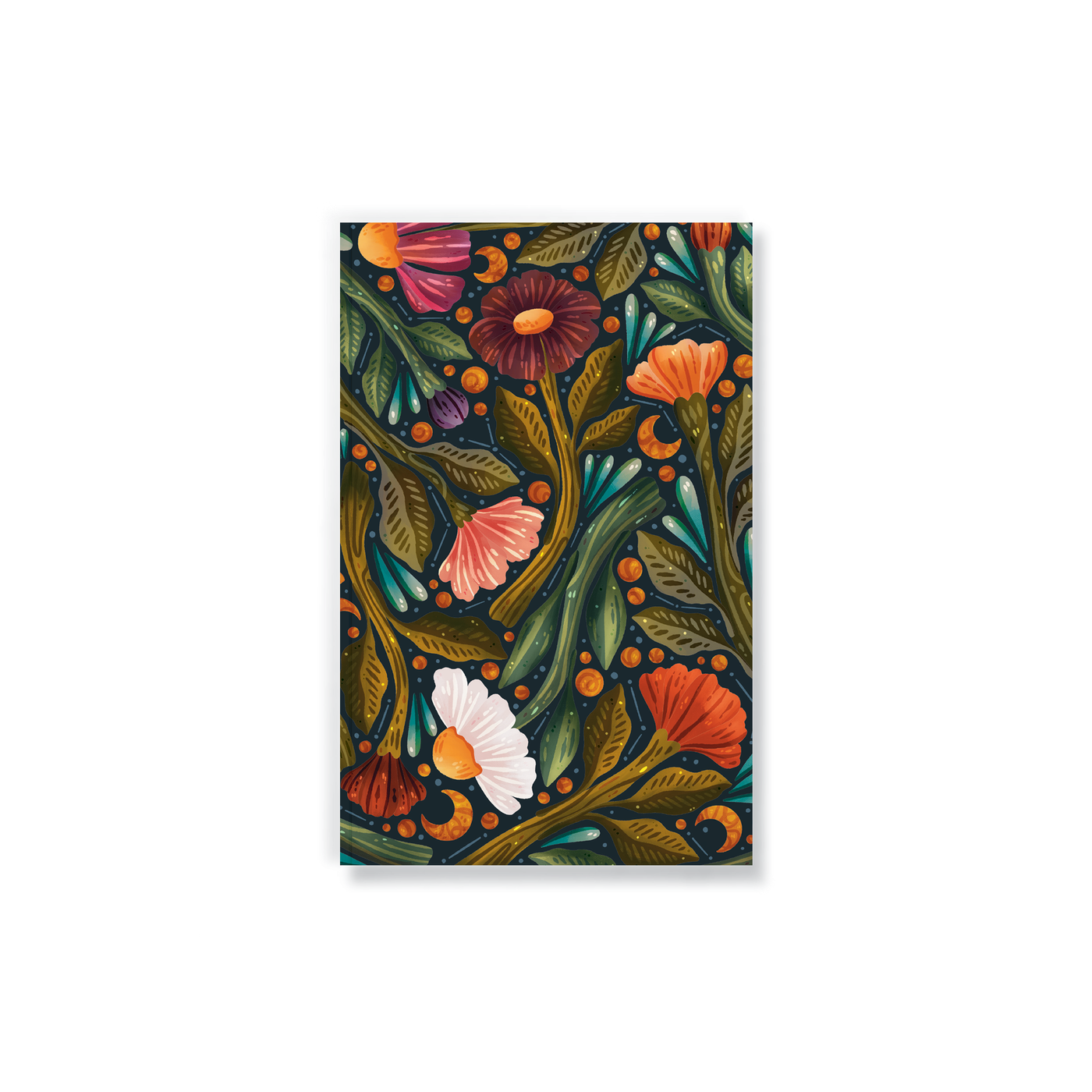 Denik Nightsky Floral Classic Layflat Journal Notebook - Simple Good