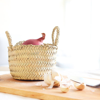 SOCCO Designs Tiny Beldi Straw Basket - Simple Good