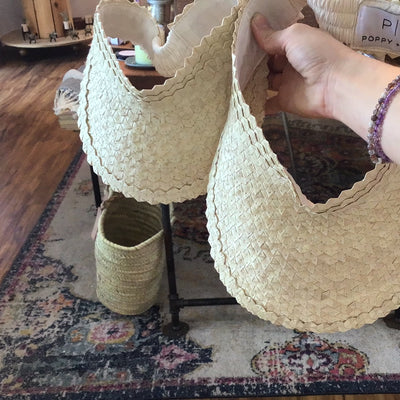 Woven visor made in Bali