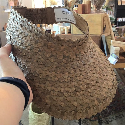 Woven visor made in Bali