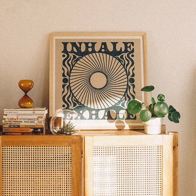 Cai & Jo Inhale Exhale Print - Simple Good